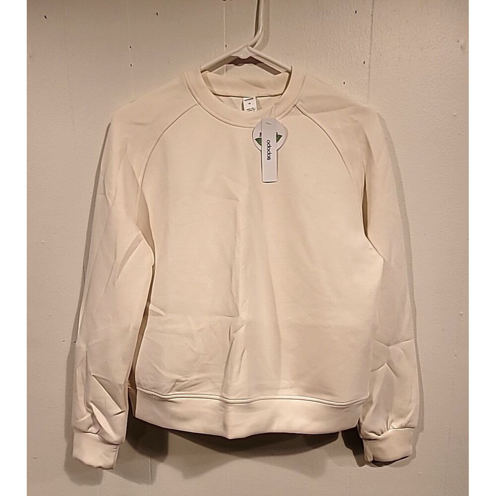 Ododos Peach Fuzz Soft Sweatshirt, Ivory, Size XS, NWT (Ivory color)